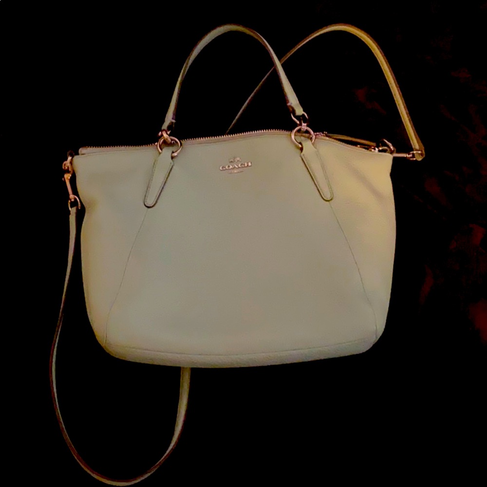 Mint green Coach cross body